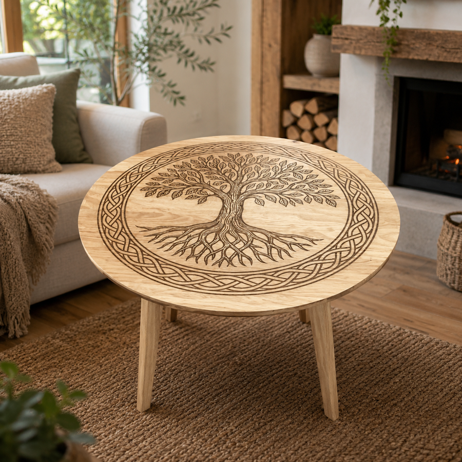 Mesa Madera sésamo Árbol de la Vida